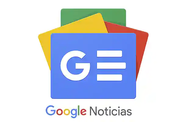 Prensa local 2 Logotipo de Google Noticias con colores azul, rojo, amarillo y verde.